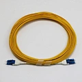 Indoor LC Uniboot Duplex Singlemode G657.A1 Duplex 2mm LSZH 0.15dB Fiber Optic Patch Cord